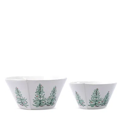 VIETRI LASTRA HOLIDAY STACKING CEREAL BOWL