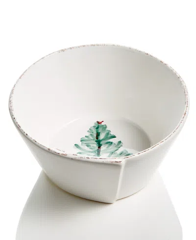 Vietri Lastra Holiday Stacking Cereal Bowl In Multi