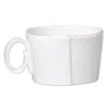 Vietri Lastra Jumbo Cup In White