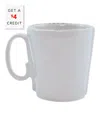 Vietri Lastra Light Mug With $4 Credit In Grey