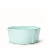 Vietri Lastra Medium Serving Bowl In Aqua