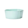 Vietri Lastra Medium Serving Bowl In Blue