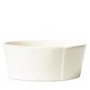 Vietri Lastra Collection Medium Serving Bowl In Linen