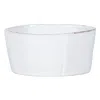 Vietri Lastra Medium Stoneware Serving Bowl In White
