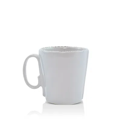 Vietri Lastra Ceramic Mug In Linen