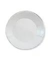 Vietri Lastra Pasta Bowl, Light Gray In White