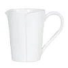 Vietri Lastra Pitcher In White