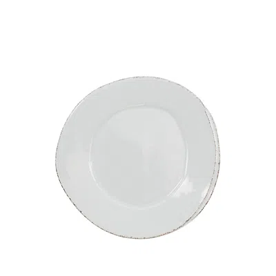 Vietri Lastra Salad Plate In Light Gray