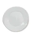 Vietri Lastra Salad Plate, Light Gray In White