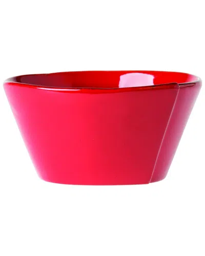 Vietri Lastra Stacking Cereal Bowl In Red