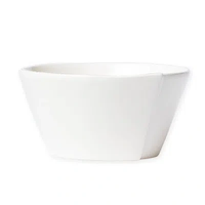 Vietri Lastra Stacking Cereal Bowl In White