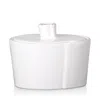 Vietri Lastra Sugar Bowl In White