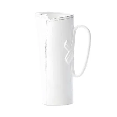 Vietri Lastra White Tavern Pitcher