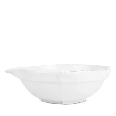 VIETRI LASTRA WHITE LARGE MIXING BOWL
