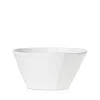 Vietri Lastra Medium Stacking Stoneware Serving Bowl In White