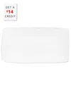 Vietri Lastra White Rectangular Platter With $14 Credit In White