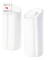 Vietri Lastra White Salt And Pepper In White