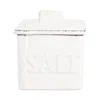 Vietri Lastra White Salt Cellar In White
