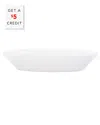 Vietri Lastra White Small Oval Baker With $5 Credit In White