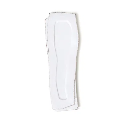Vietri Lastra White Spoon Rest