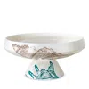 Vietri Lido Pedestal Bowl In White