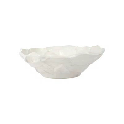 Vietri Limoni White Figural Medium Serving Bowl
