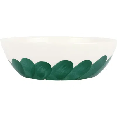 Vietri Lisbon Brushstroke Cereal Bowl In Green