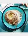 Vietri Lisbon Stripe Salad Plate In Multi