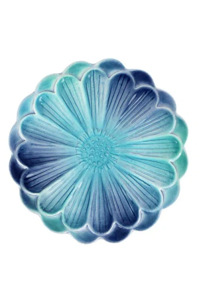 VIETRI VIETRI LISBON FLOWER COCKTAIL PLATE