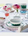 Vietri Lisbon Brushstroke Cereal Bowl In Green
