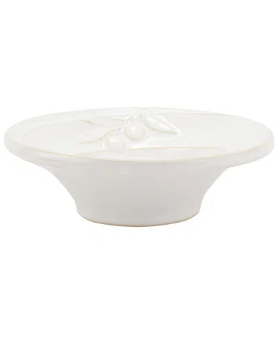 Vietri Luna Condiment Bowl In White