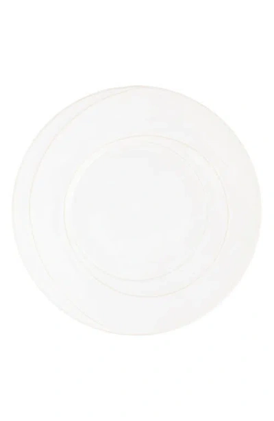 Vietri Luna Dinner Plate In White