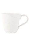 Vietri Luna Stoneware Mug In White