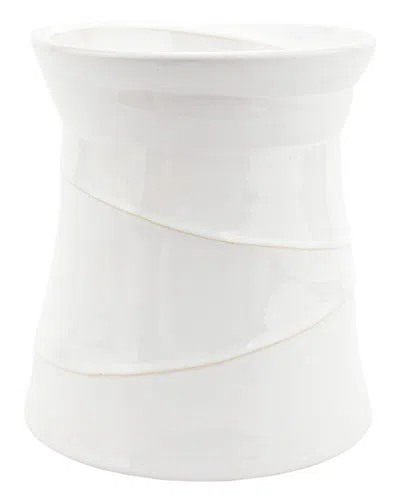 Vietri Luna Utensil Holder In White