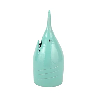Vietri Maremma Seafoam Figural Swordfish