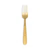 Vietri Martellato Gold Tone Salad Fork In Gold