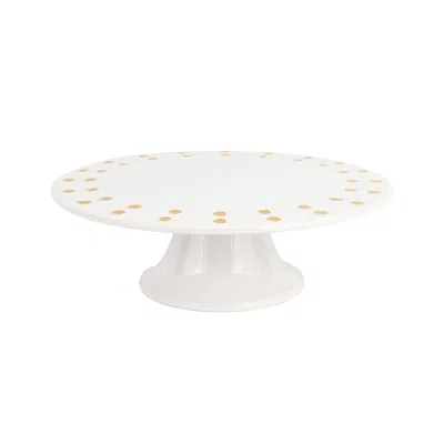 Vietri Medici Gold Cake Stand