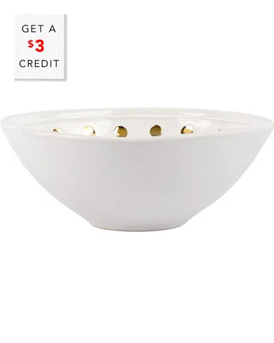 Vietri Medici Gold Cereal Bowl With $3 Credit