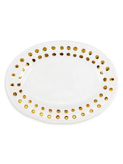 Vietri Medici Gold Oval Platter