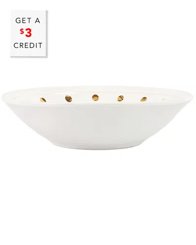 Vietri Medici Gold Pasta Bowl With $3 Credit