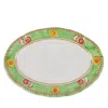 Vietri Melamine Campagna Oval Platter In Gallina