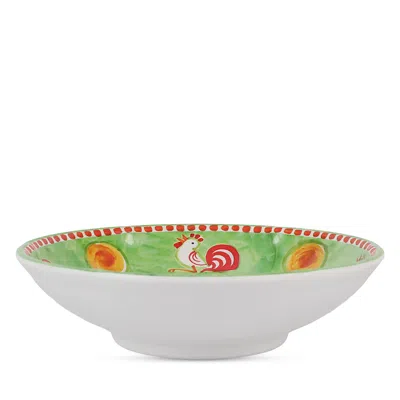 Vietri Melamine Campagna Gallina Large Serving Bowl In Open Misce