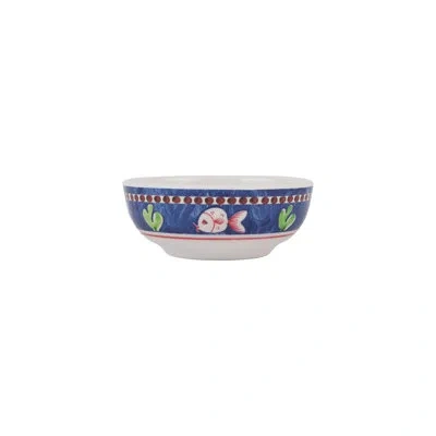 Vietri Melamine Campagna Pesce Olive Oil Bowl In Blue