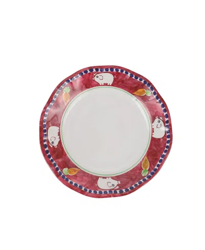 Vietri Melamine Campagna Salad Plate In Porco