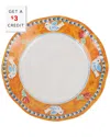 Vietri Melamine Campagna Uccello Salad Plate In Multicolor