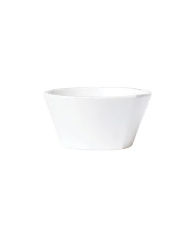 Vietri Melamine Lastra Stacking Cereal Bowl In White