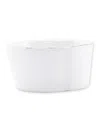 Vietri Melamine Lastra White Condiment Bowl In White