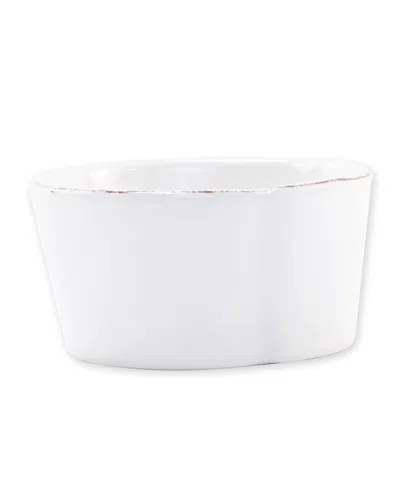 Vietri Melamine Lastra White Condiment Bowl