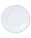 Vietri Melamine Lastra White Dinner Plate