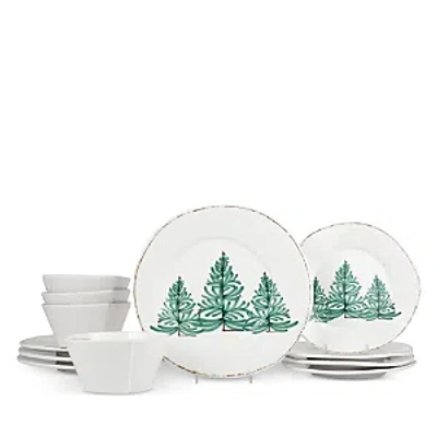VIETRI MELAMINE LASTRA HOLIDAY 12 PIECE PLACE SETTING,MLAH-2300S-12
